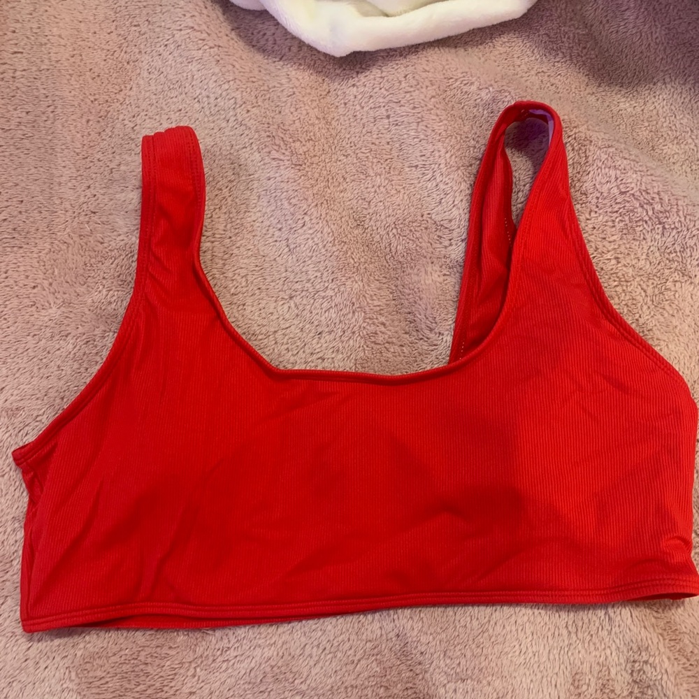 Red Swimsuit Top